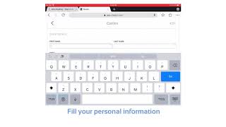 Make online appointment ( iPad )
