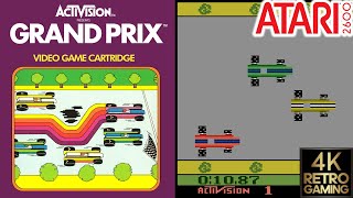 Grand Prix Atari 2600 4k Gameplay