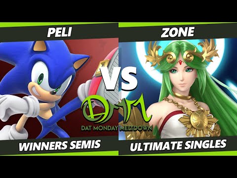 DAT Monday Meltdown 216 Winners Semis - Zone (Palutena) Vs. Peli (Sonic) SSBU Ultimate Tournament