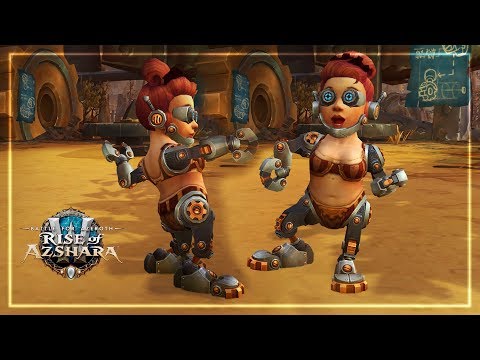 Mechagnome Female Dance Animation | Patch 8.2 Rise of Azshara