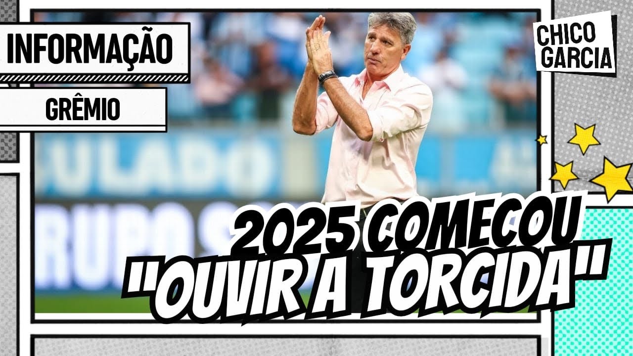 GRÊMIO: RENATO COLOCA CONDIÇÃO PARA FICAR NO GRÊMIO. CLUBE QUER RODRIGO CAETANO