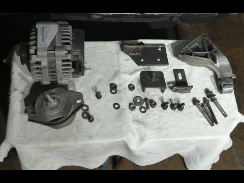 Установка генератора WPS 253A на ВАЗ 2110 V1.6 8 кл.