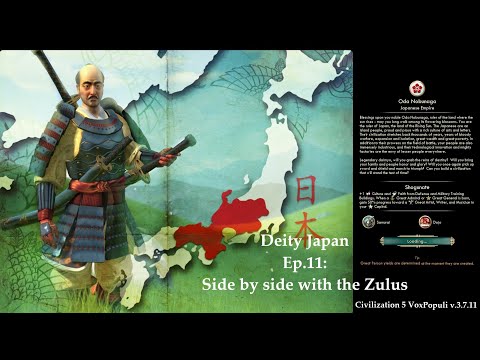 Civ 5 Vox Populi: Deity Japan - Ep.11: Side by side with the Zulus