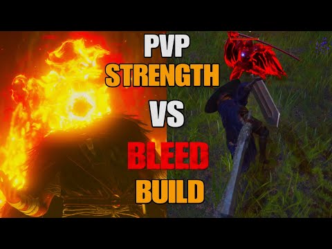 Elden Ring PvP | PURE Strength Build Vs Bleed Build