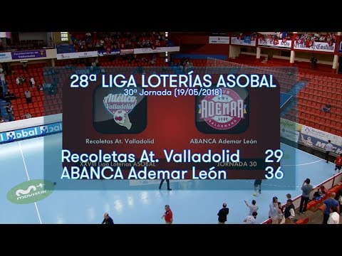 LIGA LOTERIAS ASOBAL J30 Recoletas At. Valladolid - ABANCA Ademar León 29-36