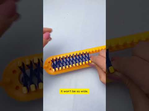 Easy Loom Knitting Starting Your First Scarf | part 1