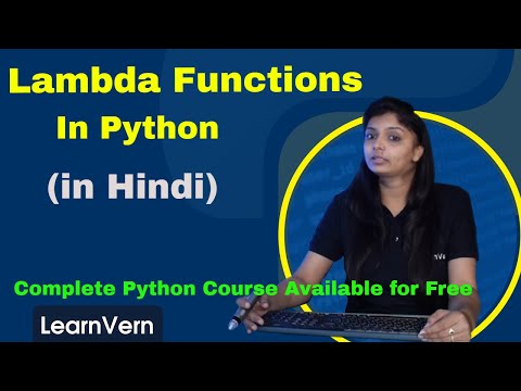 Lambda Functions In Python How To Use Lambda Function In Python Full Video In Hindi Learnvern