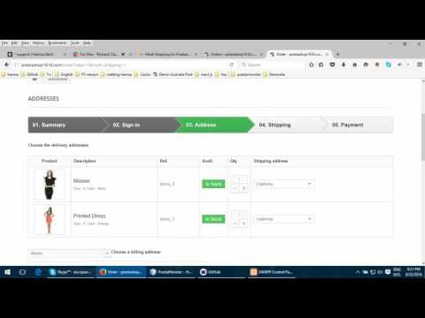 Multi Shipping in Prestashop 1.6