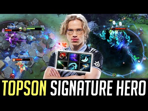 Topson Last Pick Signature Hero TINY - Destroying Ranked Games DOTA 2