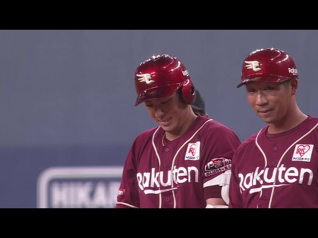 【9回表】気迫の一打!! イーグルス・村林一輝 三遊間を破るタイムリーヒットで勝ち越し!!  2024年5月17日 オリックス・バファローズ 対 東北楽天ゴールデンイーグルス