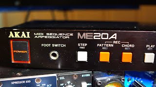 Video thumbnail for Akai ME20A | Midi Sequence Arpeggiator - a spectacular failure, but still fun by Espen Kraft