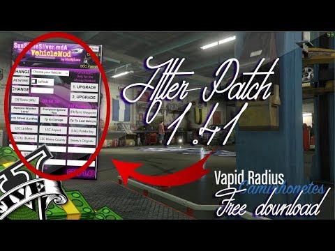 GTA 5 Online PC 1.41 - SunShineSilver 1.1.2 Vehicle LSC Sell - Hacks Undetected +Download