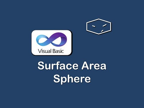 surface area of sphere in vb net