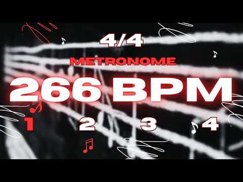 266 BPM - 4/4 Metronome