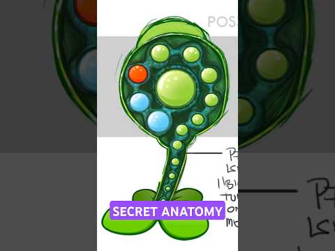 PvZ Fact #1: Peashooter's Disturbing Anatomy... #pvz #pvz2 #plantsvszombies