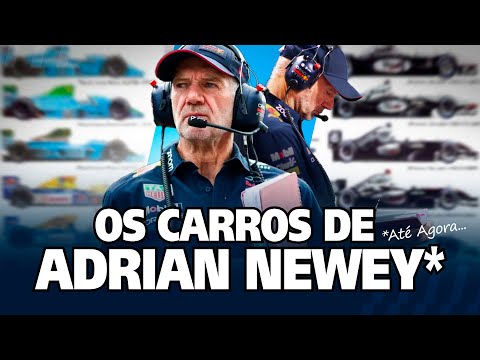 OS MELHORES CARROS DE CORRIDA DA HISTÓRIA - AS MAIORES criações de Adrian Newey! #f1 #formula1