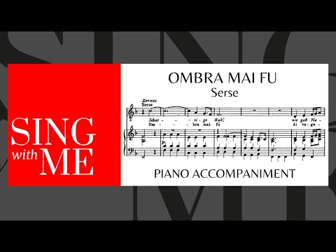 Ombra mai fu - Accompaniment - High voices - Serse - Handel