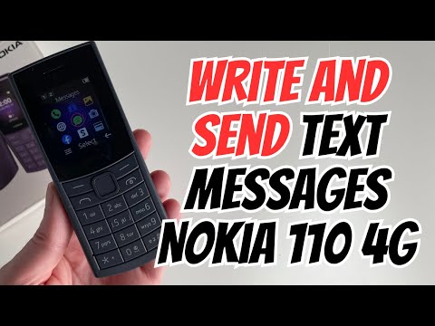 How To Write and Send Text Messages On Nokia 110 4G