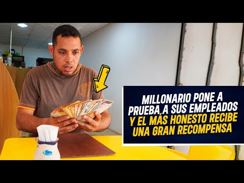 Millonario pone a prueba a sus empleadosy el más honesto recibe una gran recompensa | Empleado