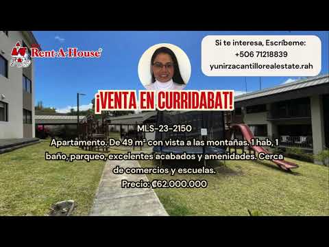 Venta Curridabat Apartamento con Vista a las Montañas