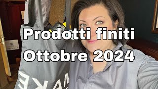 Cosmesi naturale: prodotti finiti di Ottobre 2024