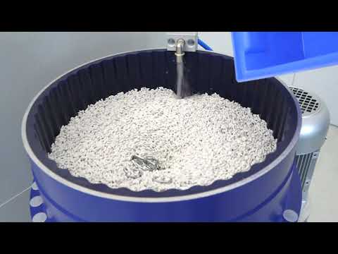 CF 1x18 mit Unisepa - Entgraten, Verrunden, Glätten und Polieren - Gleitschleifen mit OTEC