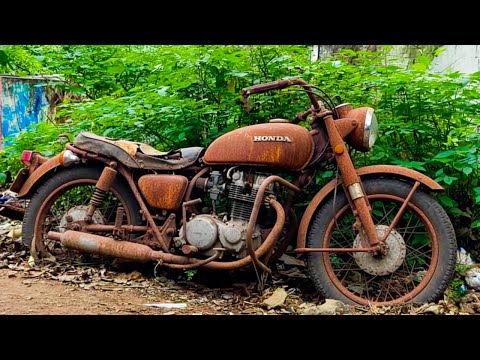1972 Honda GB350 Full Restoration: Bringing a Classic 4-Cylinder Back to Life!
