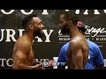AUSTIN TROUT & TERRELL GAUSHA EXCHANGE WORDS DURING WEIGH IN FACE OFF