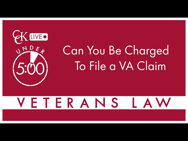 Can Veterans Be Charged to File VA Claims?