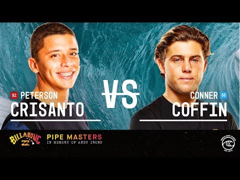 Peterson Crisanto vs. Conner Coffin - Round of 32, Heat 2 - Billabong Pipe Masters 2019