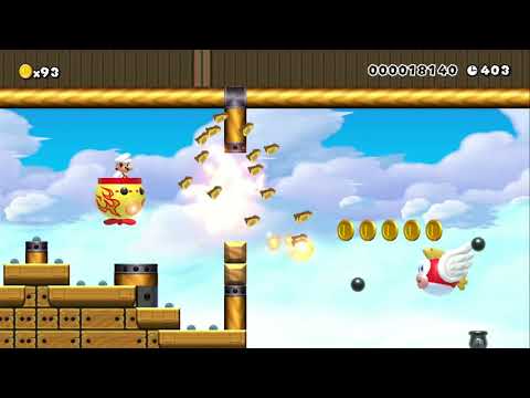 LEVEL REMOVED ~ 8-2 Fearsome Flying Fish of Fury by Marsford - SUPER MARIO MAKER - NO COMMENTARY 1az