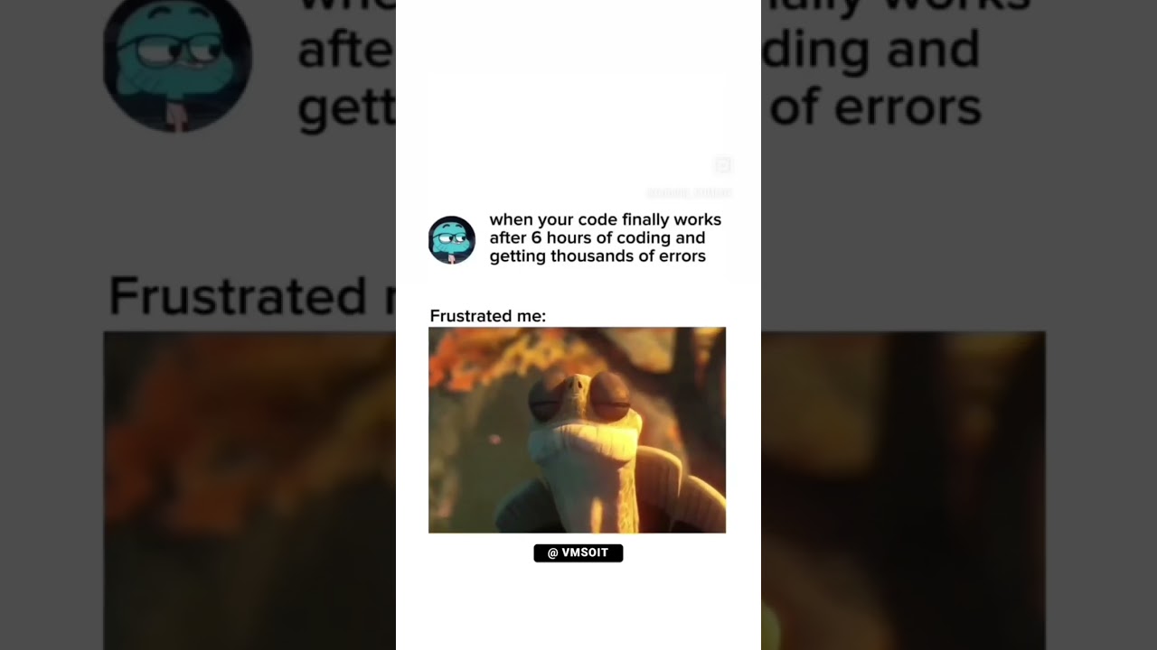 The 6-Hour Debugging Dance: When Your Code Finally Works | VMSOIT. #programminglife, #codingmemes