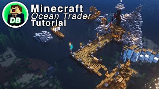 Minecraft: How to build an Ocean Dock Trader (Tutorial)