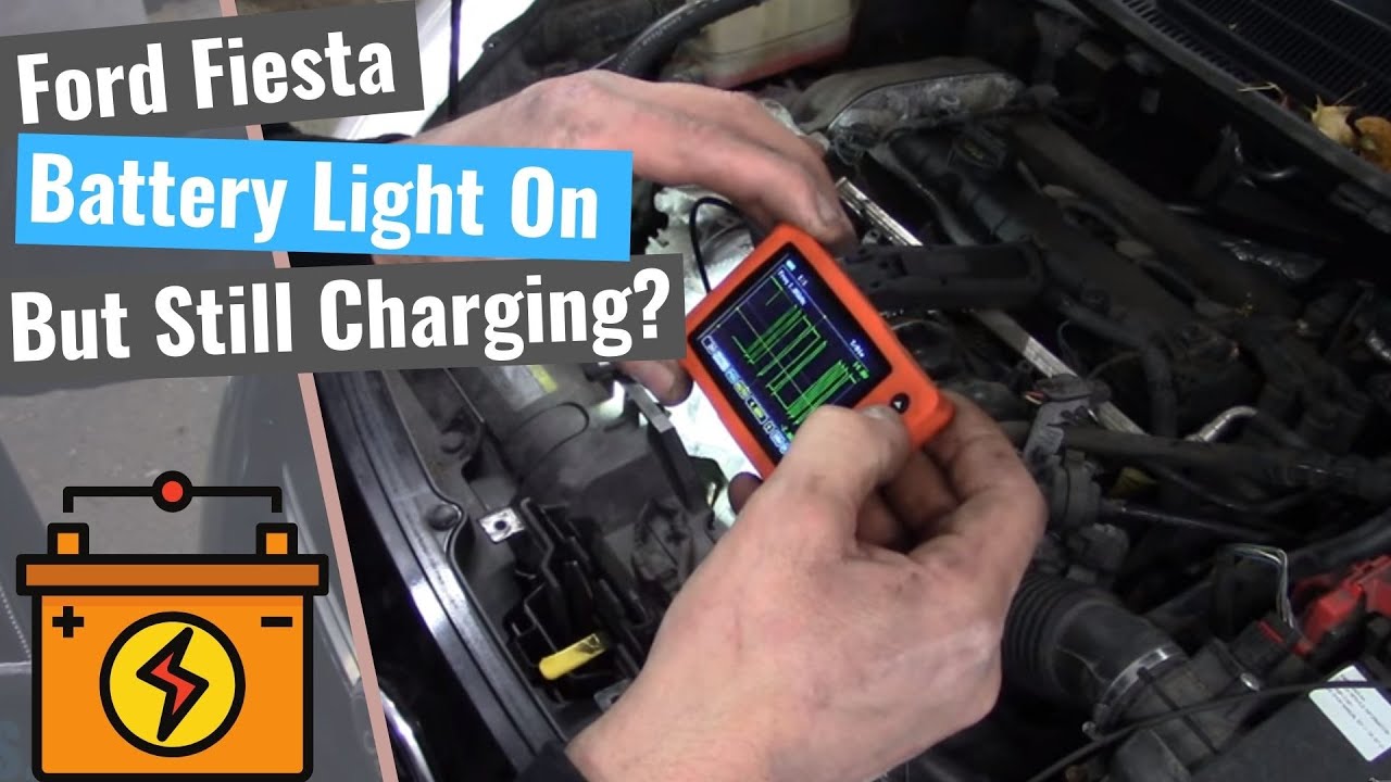 Ford Fiesta: Battery Light On