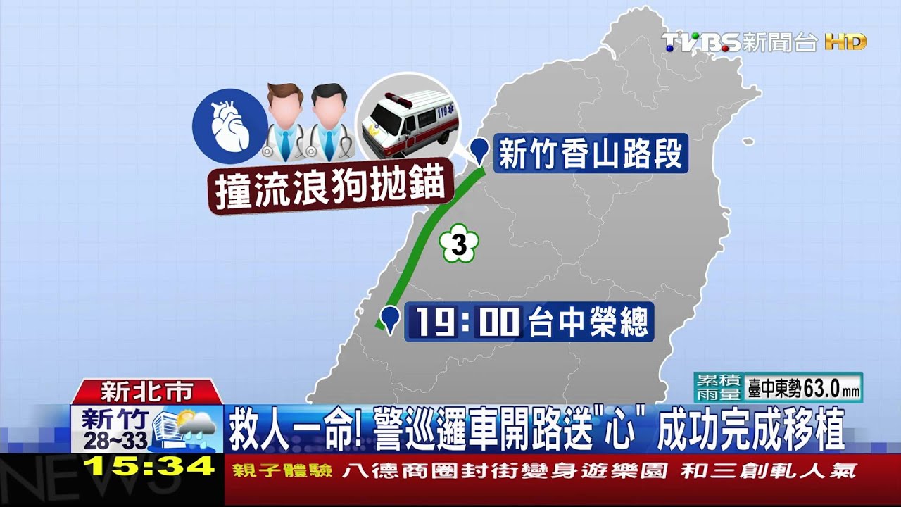 即刻救援!救護車拋錨 國道警車護送「心」