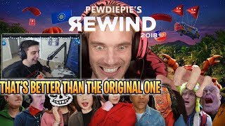 Shroud Reacts To PEWDIEPIE'S REWIND 2018 (NEW) HD