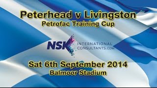 preview picture of video 'Peterhead 0-1 Livi - Sat 6th Sep '14'