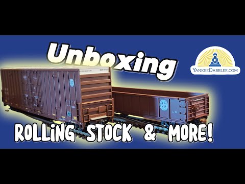 Model Railroad Supplies and Rolling Stock Unboxing!