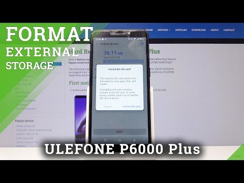 How to Format SD Card in ULEFONE P6000 Plus - Fix External Storage