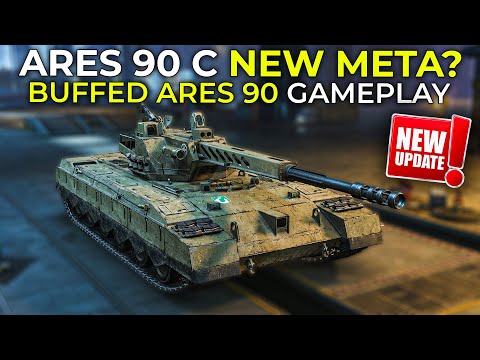 This HE-Ammo is Actually Broken!? | World of Tanks 2.1.1 - New Ares 90 C and Ares 90