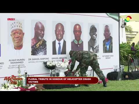 LIVE: Floral tribute in honour of helicopter crash victims || 07-08-2025
