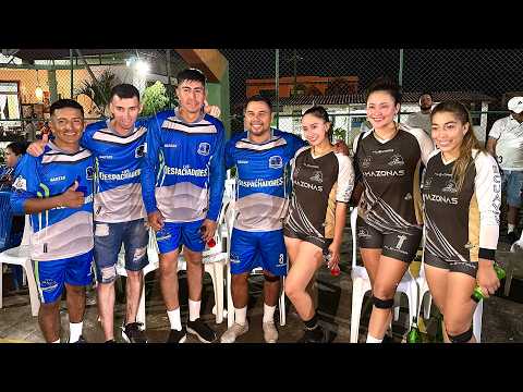 Los DESPACHADORES RETARON a Las AMAZONAS I Partidazo de Ecuavoley