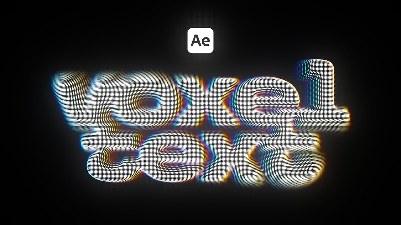 How To Make 3D Voxel Text in After Effects!