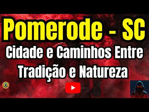 Pomerode - SC - Cidade e Caminhos Entre Tradição e Natureza ​ #pomerodesc #cidade #natureza