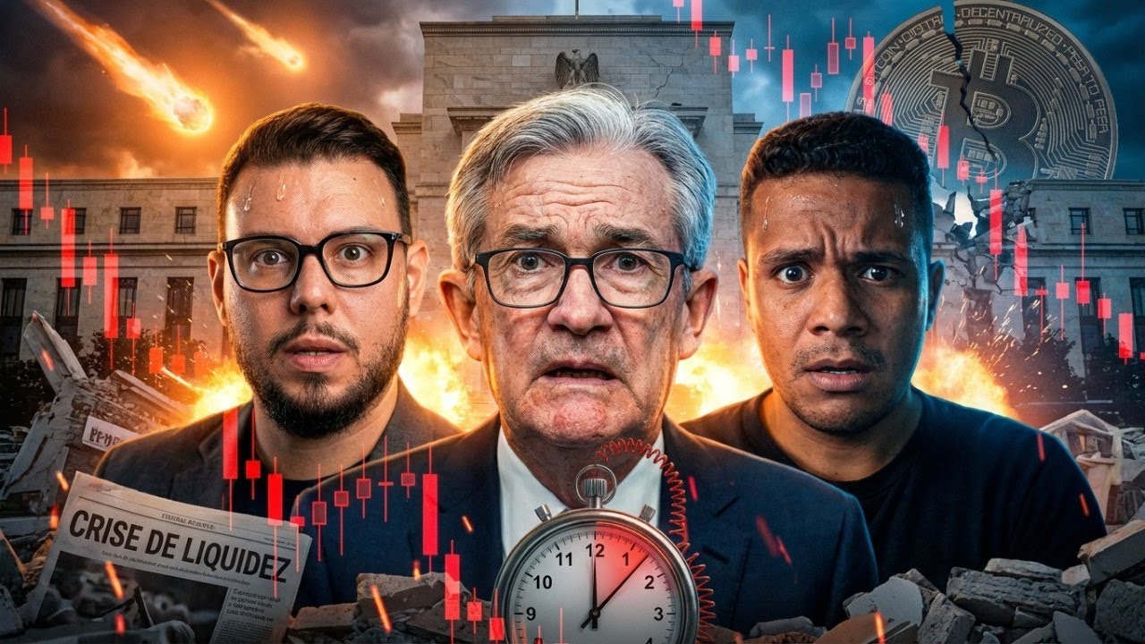 BITCOIN URGENTE! CRISE DE LIQUIDEZ À VISTA? O AVISO DE POWELL QUE O MERCADO IGNOROU!