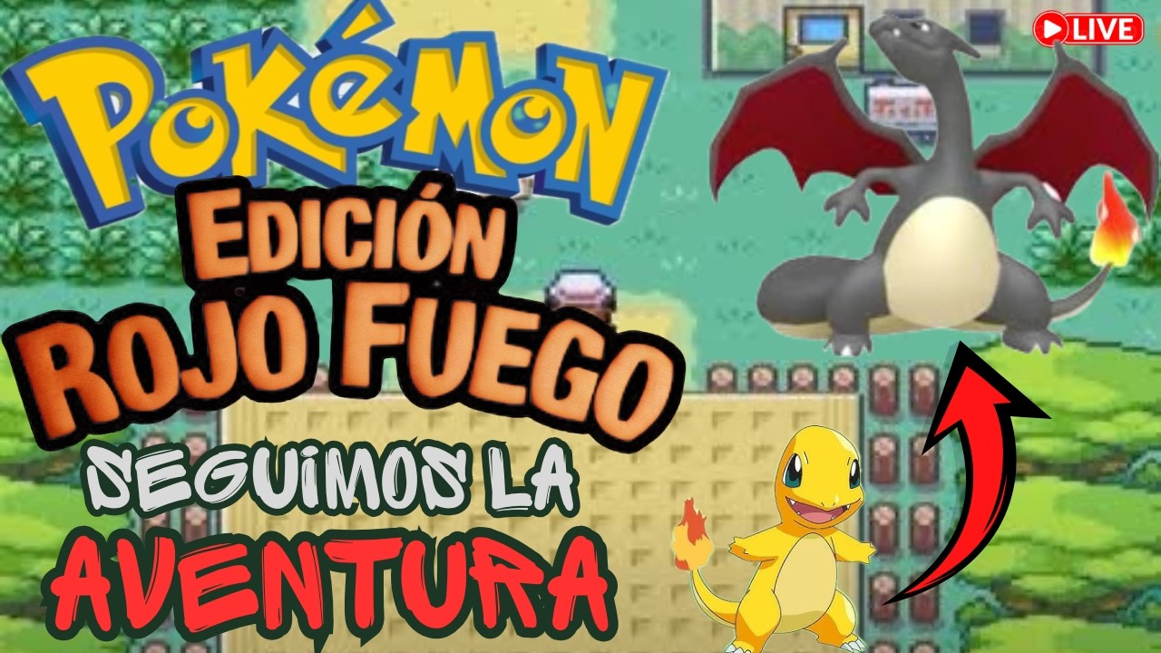 🚨SEGUIMOS NUESTRA AVENTURA RECORDEMOS VIEJOS TIEMPOS🚨POKEMON ROJO FUEGO PARTE 3 EN DIRECTO