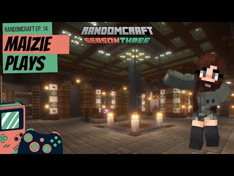 Randomcraft SMP Season 3 Episode 14: Touring Sir Silver's Base and Testing a Magic Wand