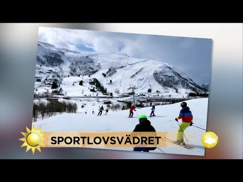 Så blir vädret för de med sportlov - och i fjällen - Nyhetsmorgon (TV4)
