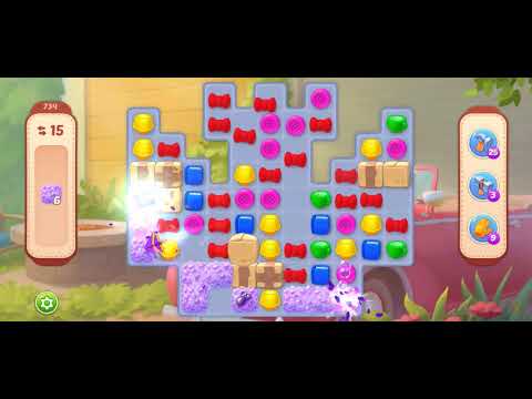 [Gameplay] Homescapes - Level 734 (No Boosters)