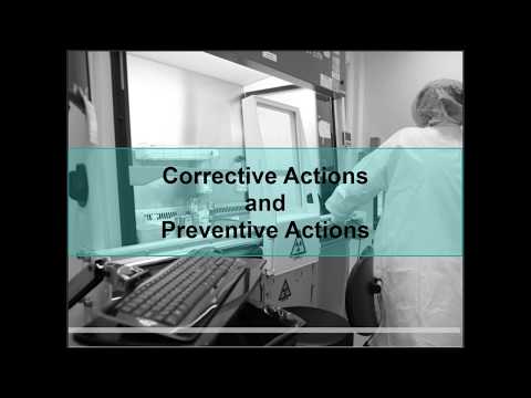 Corrective and Preventive actions